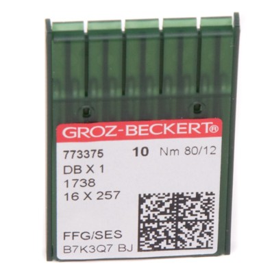 Иглы GROZ-BECKERT DBx1 FFG/SES №80/12 (уп.10шт.) (0)