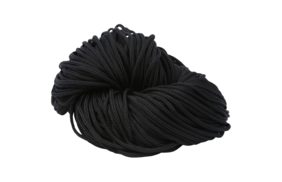 шнур для одежды круглый цв черный 5мм (уп 100м) 5-02 купить по 1.95 для тактического снаряжения в Старом Осколе 
