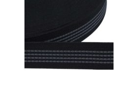 резинка тканая с латексом 3*4 цв черный 025мм (уп 25м) ekoflex купить по 42.4 для тактического снаряжения в Старом Осколе 