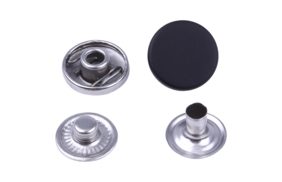 кнопка монеткаl-12 soft-touch цв черный+3 части никель медицинская сталь нерж 12,5мм (уп ок.72шт) купить по цене 715 руб - в интернет-магазине Веллтекс | Старый Оскол

